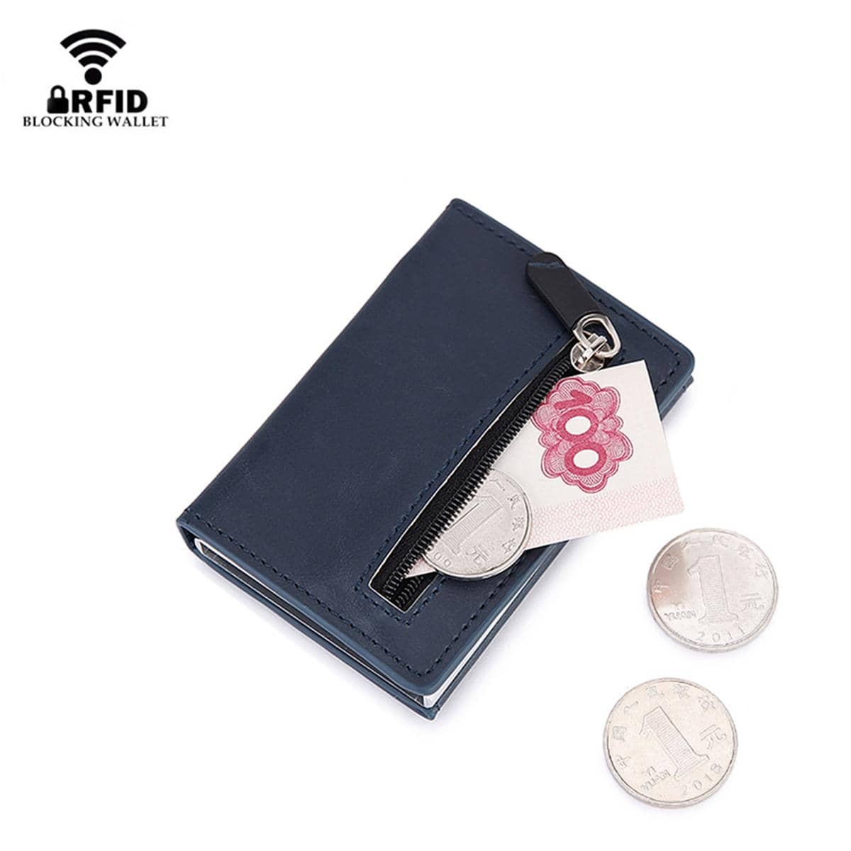 Portefeuille anti-RFID avec bl - Card Top Loader avis et prix
